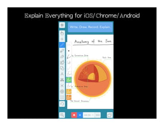 Explain Everything for iOS/Chrome/Android!
 