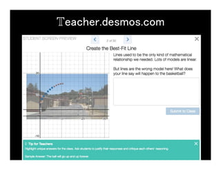 Teacher.desmos.com!
 