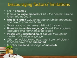 Clil session for Applied Linguistics class | PPT