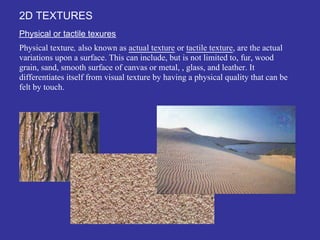 Physical Texture Examples Clil textures in_visual_language | PDF