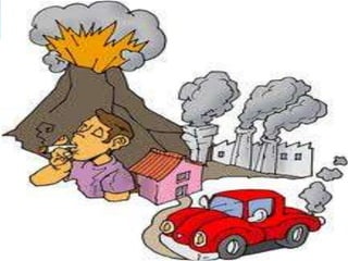 6. Tipos de suelo: Los suelos cubiertos de vegetación
tienen climas con temperatura regular y con periodos
de lluvia; los desprovistos de vegetación, que son de
rocas y arenas, se calientan más intensamente; el aire
es más seco y la oscilación térmica es extremosa.
 