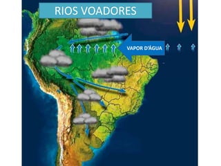 RIOS VOADORES 
VAPOR D’ÁGUA 
 