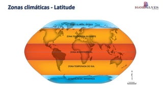 Zonas climáticas - Latitude
 