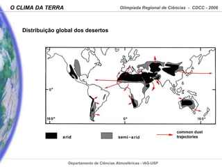 Distribuição global dos desertos  