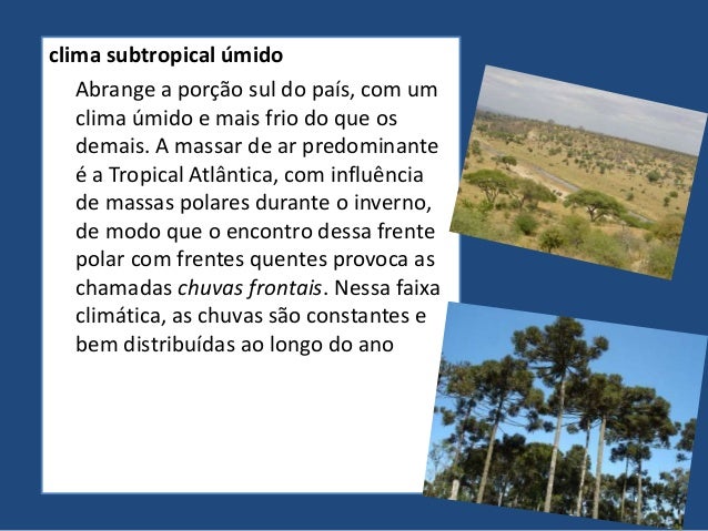Clima brasileiro