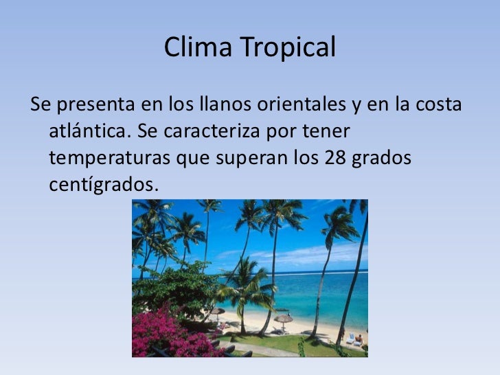 Clima de colombia
