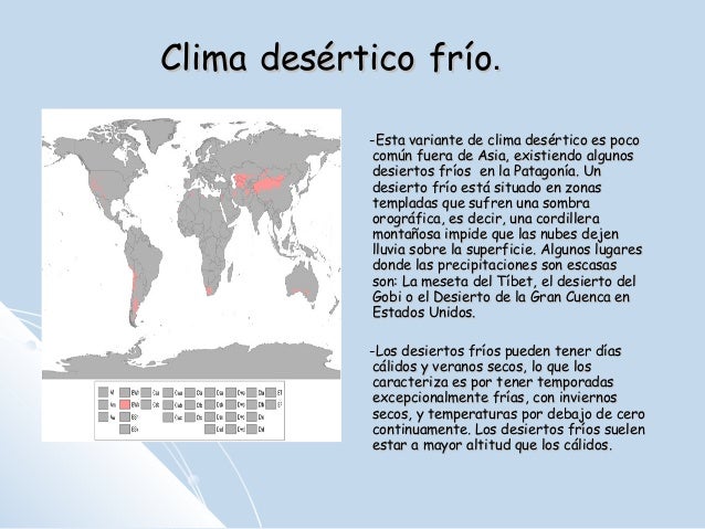 Clima desertico