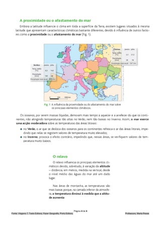 Página 4 de 4
Fonte: Viagens 7, Texto Editora; Fazer Geografia, Porto Editora. Professora, Marta Rosas