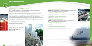 Zulassungen und Zertifizierungen
CREALIS, ein Industrie-Unternehmen und zu 100% Tochterunternehmen der Dehon Gruppe, ist spezialisiert auf
Dienstleistungen und Engineering und bietet diese Climalife Kunden an.
Die Werke von Crealis sind eingestuft als Anlagen für den Umweltschutz nach der Nomenklatur für klassifizierte Anlagen für
den Umweltschutz im Bereich der Abfallwirtschaft für Versandverfahren, Neuordnung, Sortierung und Verarbeitung.
In unseren Industriestandorten werden für alle Arbeitsbereiche qualifizierte und geschulte Mitarbeiter beschäftigt. Unsere
Mitarbeiter werden regelmäßig geschult für das Tragen von Atemschutzgeräten, den Umgang mit Löschgeräten, das
Arbeiten in großen Höhen, das Fahren (Fahrerlaubnis) von Gabelstapler, von Kränen, Walzen oder Hängebühnen.
Unsere Mitarbeiter sind geschult für den Umgang mit chemischen Produkten und Anlagen. Im Speziellen verfügen sie über
eine Betriebszertifizierung im Umgang mit fluorierten Treibhausgasen (F-Gas-Verordnung).
Im Arbeitsalltag wird die Transportsicherheit durch unser für Gefahrguttransporte spezialisiertes Logistikteam gewährleistet.
In den CREALIS-Werken werden je nach Standort unter
anderem folgende industrielle Tätigkeiten durchgeführt:
- Sammeln, Lagerung und Sortieren von Abfällen,
- Aufbereitung, Regeneration und Lagerung von FCKW,
H-FCKW, H-FKW, HFO, Halonen,
- Herstellung, Lagerung von Kälte- und Wärmeträger
auf MEG, MPG, Bio PDO Basis.
CREALIS ist ISO 9001 zertifiziert: 2008.
Zertifikat Nr.: 6001530.
• Industriestandort Bry -sur -Marne (Frankreich, 94)
CREALIS übt seine Geschäftstätigkeiten auf der Grundlage der Verordnung des Präfekten über die
Erteilung der Betriebsgenehmigung Nr.2005/2795 vom 03.08.2005 aus.
• Industriestandort Saint-Priest (Frankreich, 69)
CREALIS übt seine Geschäftstätigkeiten gemäß der Verordnung der Präfektur des Departements Rhône,
auf Basis der erteilten Betriebsgenehmigung vom 8 November 2007 aus.
• Industriestandort Servon-sur-Vilaine (Frankreich, 35)
CREALIS unterliegt der Meldepflicht, Rubrik 1136 und 2718.
• Industriestandort Pierrelatte (Frankreich, 26)
SODEREC übt seine Tätigkeit gemäß des Erlasses des Präfekten zur Betriebsgenehmigung
Nr. 2011 143-0006, ausgestellt von der Präfektur von Drôme, aus.
• Industriestandort Sint-Niklaas (Belgien)
Cogal Belgium
- Betriebserlaubnis Vlarem II, Klasse I.
• Industriestandort Bergen op Zoom (Niederlande)
Crealis Nederland B.V. übt seine Aktivitäten gemäß der im Juni 2011 durch
die Provinz Noord-Brabant erteilten Genehmigung aus.
86 87
Serviceleistungen
Umfassende Service- und Engineeringleistungen
SERVICE-
LEISTUNGEN
 