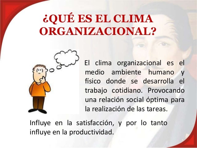 Clima organizacional