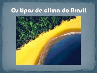 Os tipos de clima do Brasil