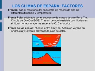 relieve F. Termodinámicos:  jet stream 