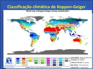 Classificação climática de Koppen-Geiger
 