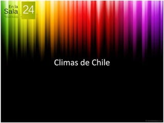 Climas de Chile
 