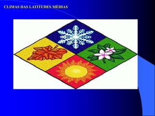 CLIMAS DAS LATITUDES MÉDIAS
 