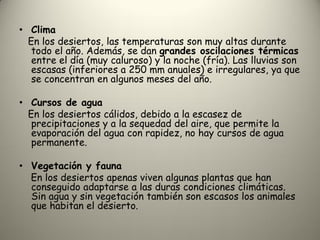Climas y paisajes de la tierra. | PDF