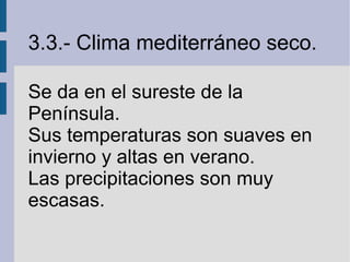 3.- Climas de España 