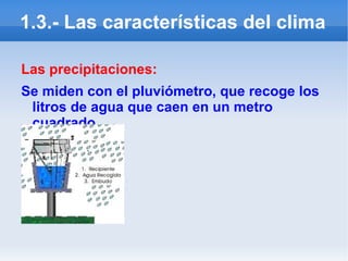 La temperatura máxima y mínima. 