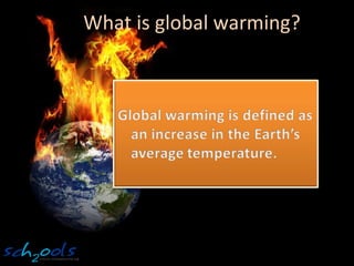 What is global warming? 