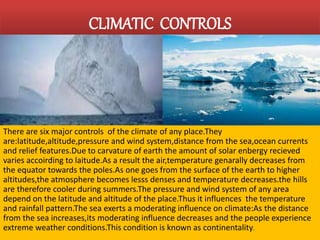 Climate Control Examples Climate | PPTX