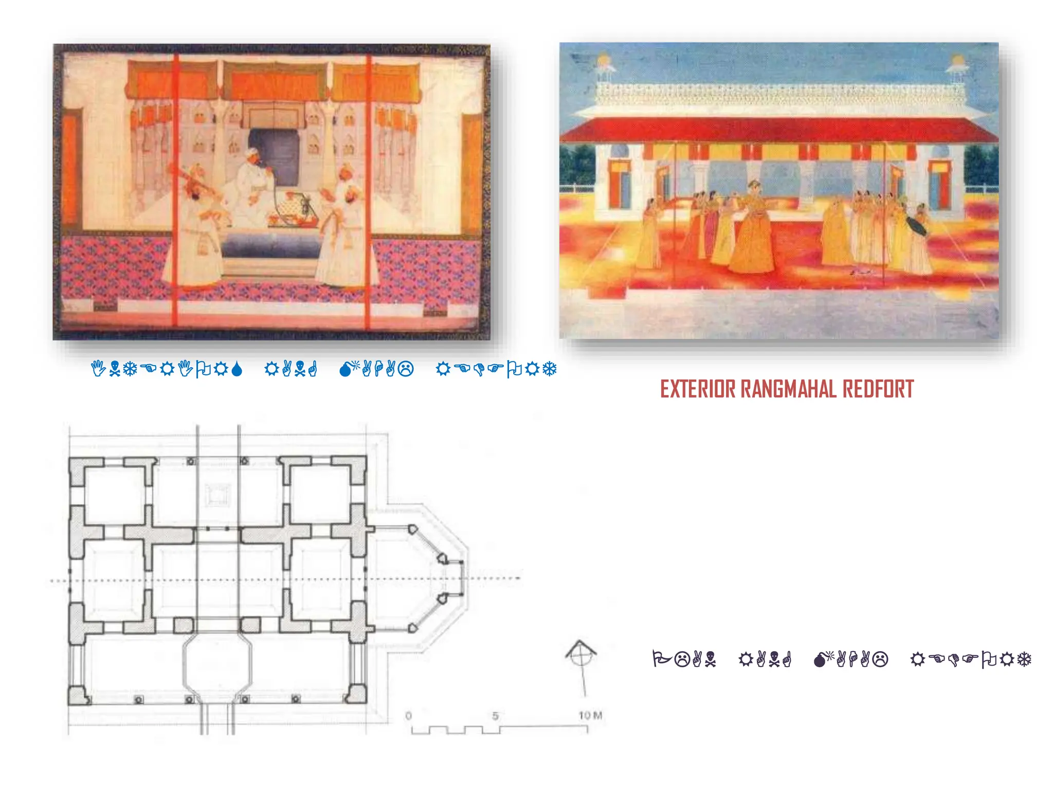 EXTERIOR RANGMAHAL REDFORT
INTERIORS RANG MAHAL REDFORT
PLAN RANG MAHAL REDFORT
 