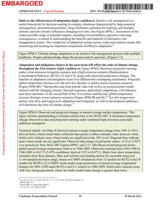 APPROVED SPM – Copyedit Pending IPCC WGII AR5 Summary for Policymakers
WGII AR5 Phase I Report Launch 11 31 March 2014
gre...