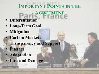 Climate change and Paris Agreement | PPTX