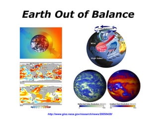 Earth Out of Balance http://www.giss.nasa.gov/research/news/20050428/   
