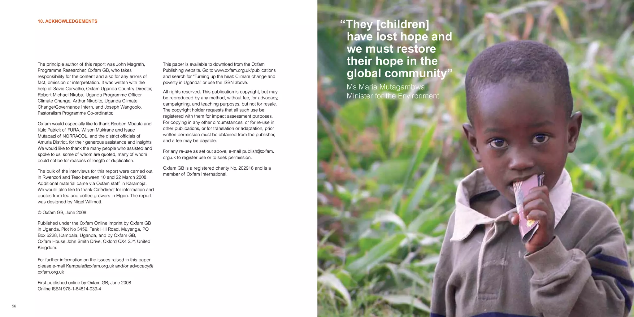 Climate Change Impact On Coffee Production Uganda