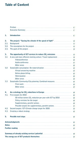 Climate Change Road Map