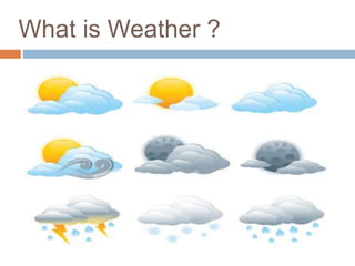 What is Weather ?
 