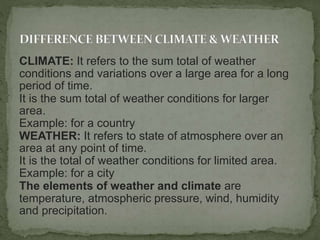Climate cbse 9 class geography | PPTX