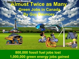 The Ten Most Important
Climate Action Clusters
9. Create targets, policies and regulations to help
Canada’s farmers, ranchers and foresters to reduce
their emissions and sequestrate carbon
 