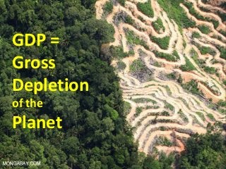 Guy Dauncey 2013
www.earthfuture.com
GDP =
Gross
Depletion
of the
Planet
 