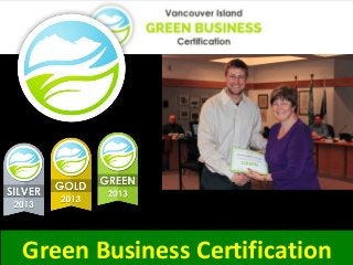 Green Business Certification
 
