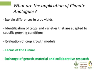 Climate Analogues - Introduction