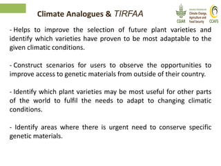 Climate Analogues - Introduction