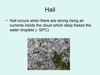 Hail Droplets Climate and weather | PPT