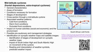 Spring Cyclone Front Comprehensive Study of Cyclones, Climates, and Weather Patterns | PPTX