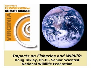 Impacts on Fisheries and Wildlife
 Doug Inkley, Ph.D., Senior Scientist
    National Wildlife Federation
 