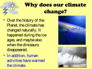 Climate change A Presentation By Mr Allah Dad Khan Former Director ...