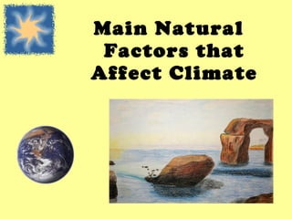 Climate change A Presentation By Mr Allah Dad Khan Former Director ...