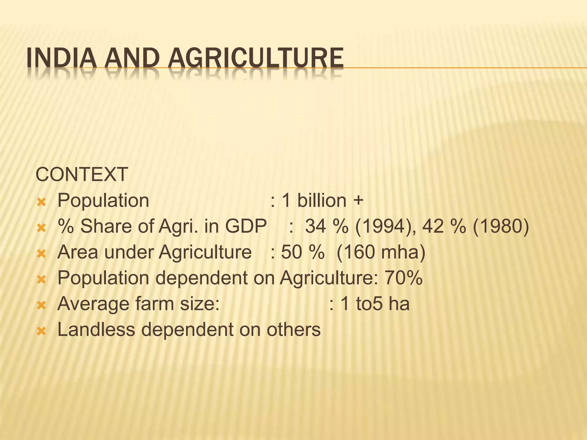 climate change and impact of Indian Agriculture | PPTX