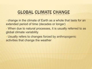 climate change and impact of Indian Agriculture | PPTX