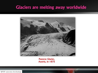 Pasterze Glacier,
Austria, in 1875
Glaciers are melting away worldwide
KNTU university of technology
 
