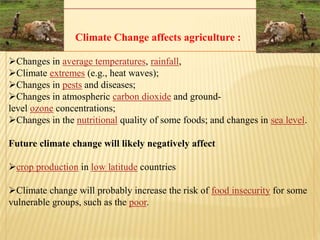 Effect of Climatic Change on Harmful insect pests and Beneficial ...