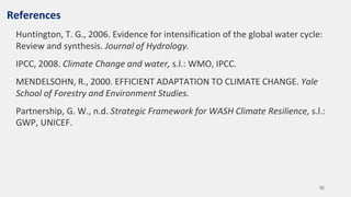 Water Scarcity Induced by Climate Change and its Adaptive Measures | PPT 