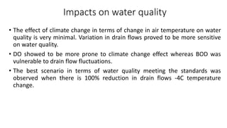 Climate Change effects on Yamuna water quality | PPTX