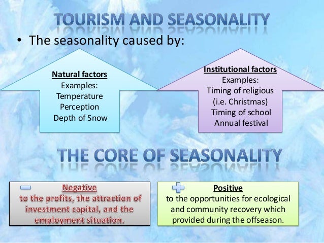 seasonality in tourism meaning