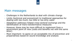 Climate Change Adaptation Governance and Planning in the Netherlands | PDF